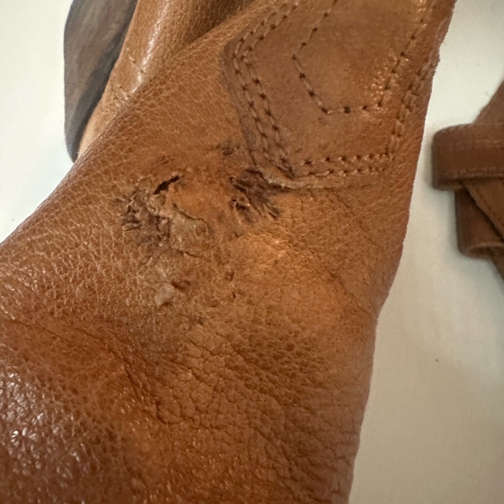 Frye Tan Leather Boots - Picture 6 of 6